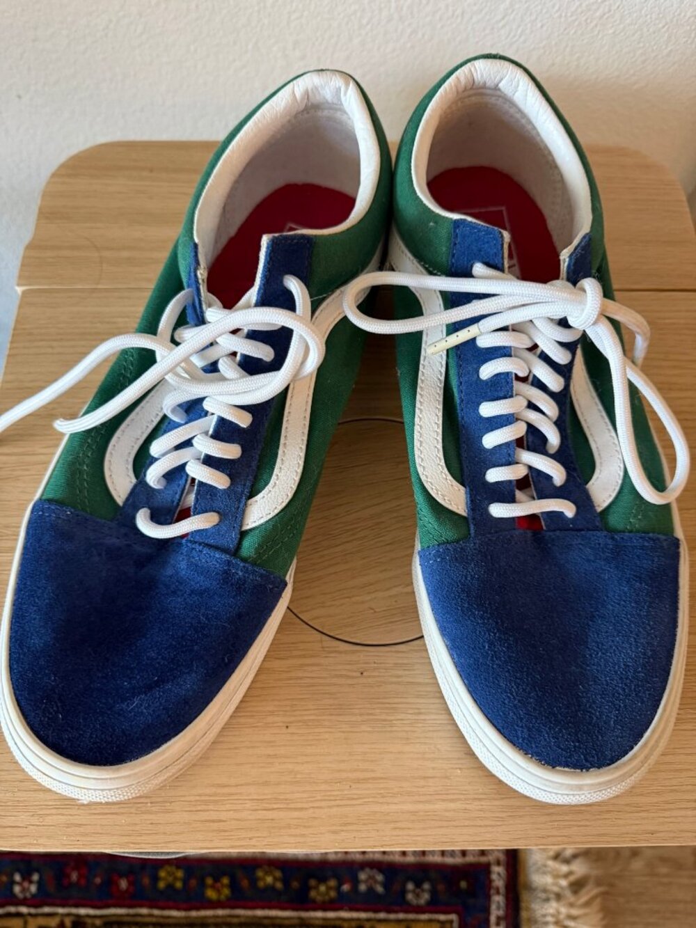 Vans Old Skool Yacht Club Colorblock Women's 11 Men's 9.5 Blue Green Yellow